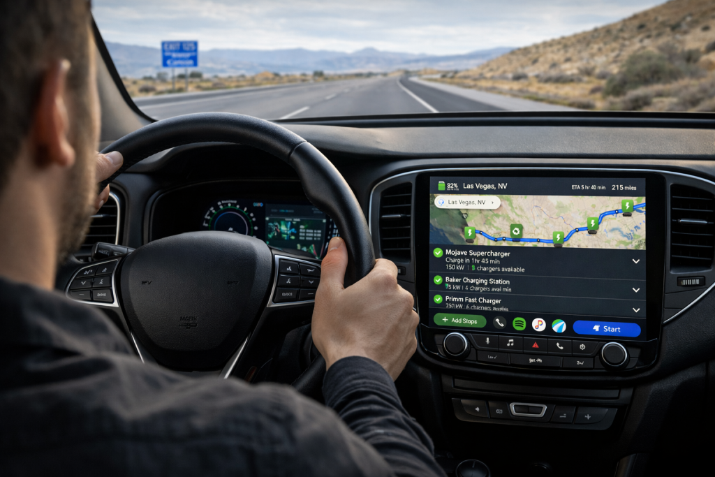 Android Auto controlling vehicle functions like climate and seat settings