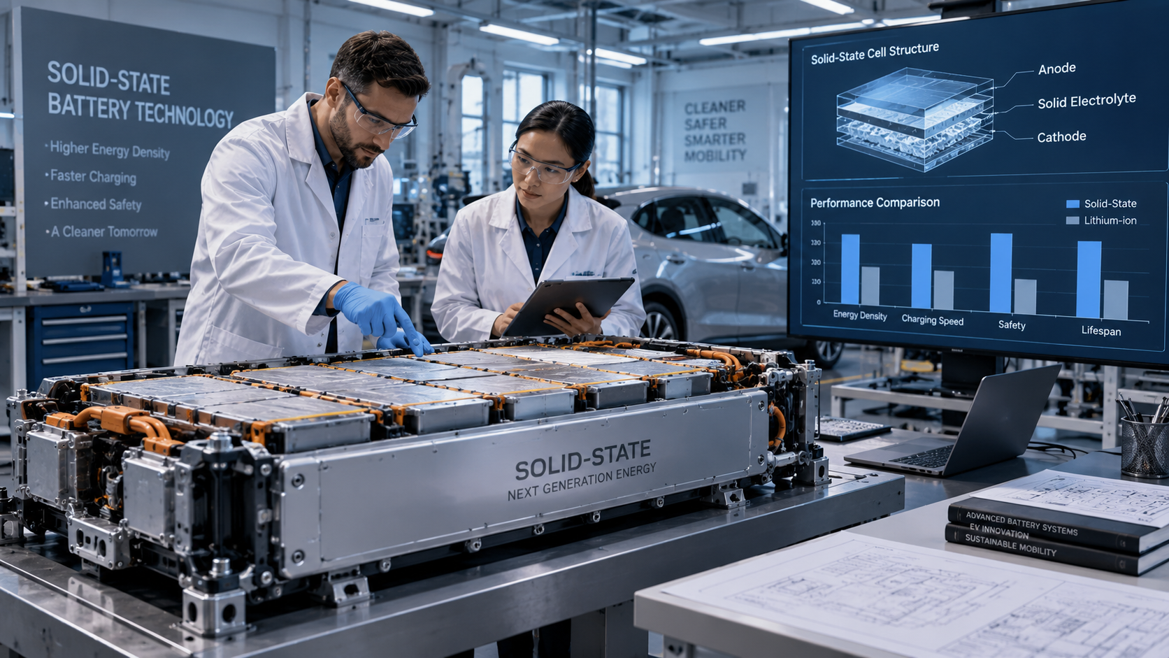 Solid-state battery technology powering next generation electric vehicles